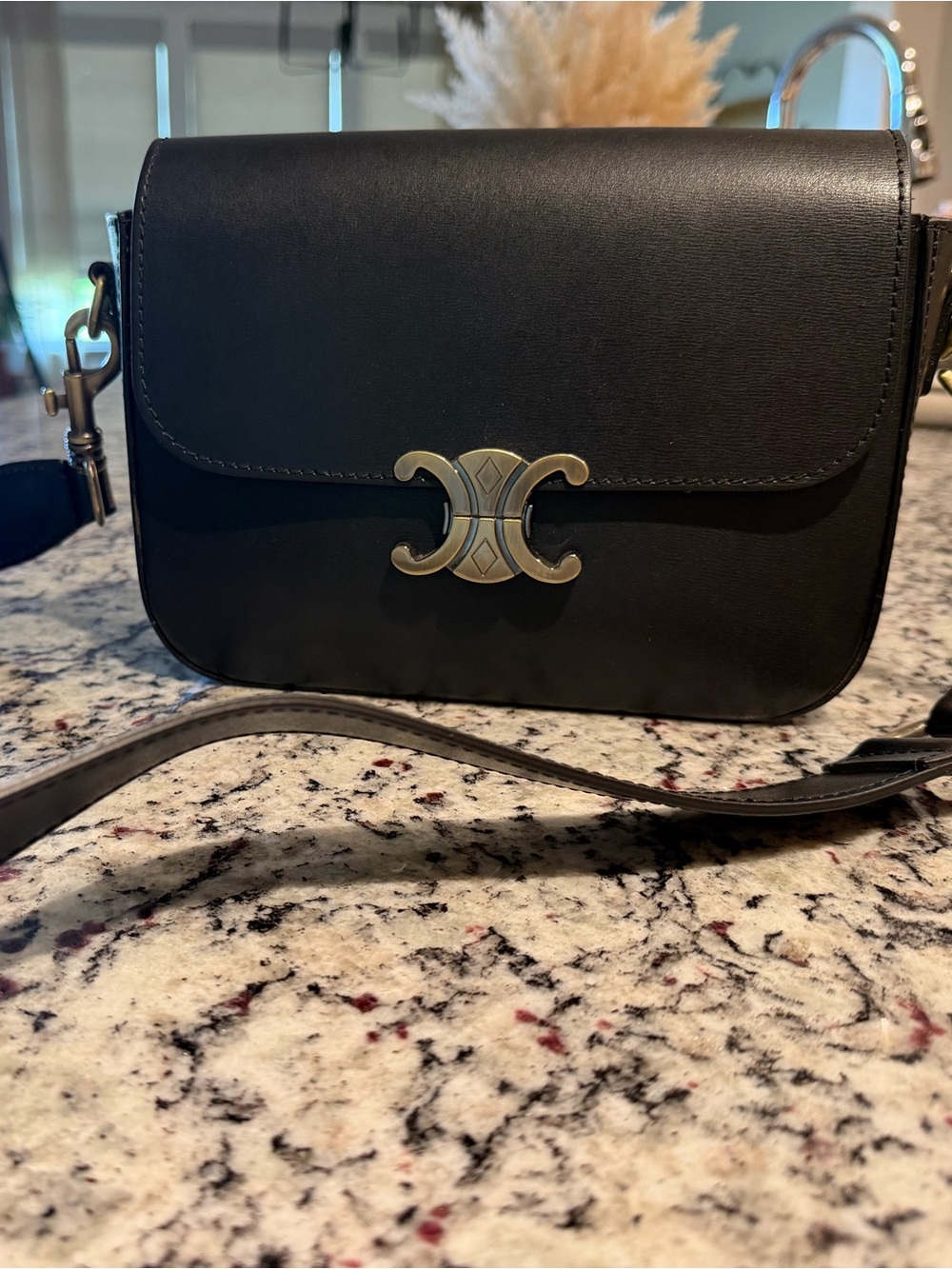 “Celine” Genuine leather 🇮🇹 made in Italy crossbody bag